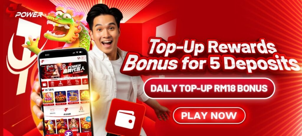TPOWER Official 123 Top Up Rewards Bonus